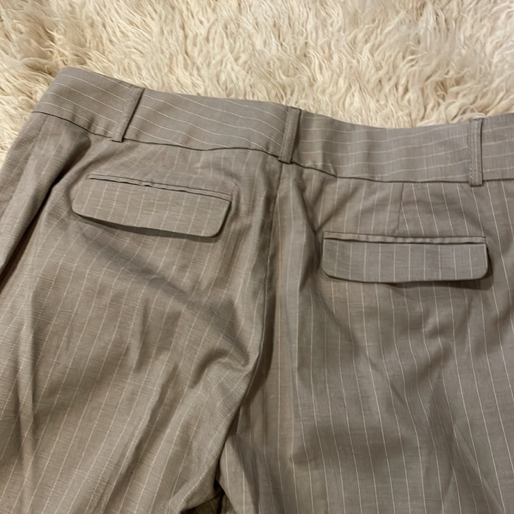 Banana Republic The Martin Fit stretch pin stripe cuffed dress slacks - Picture 5 of 7